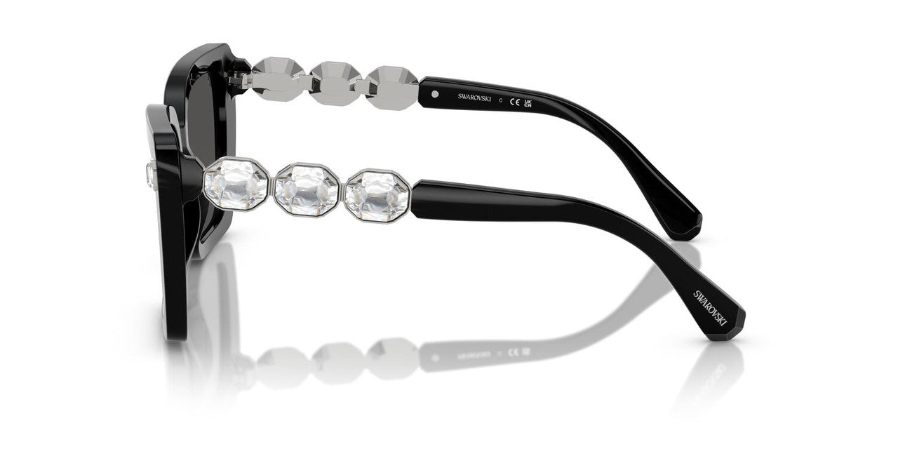 Anteojos De Sol Swarovski 0SK6032 Negro/Gris