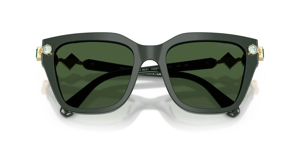 Anteojos De Sol Swarovski SK6041 Verde/Verde