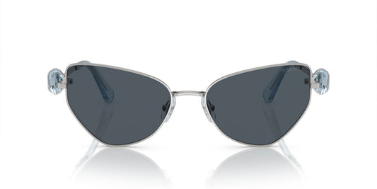 Anteojos De Sol Swarovski 0SK7003 Plateado/Gris