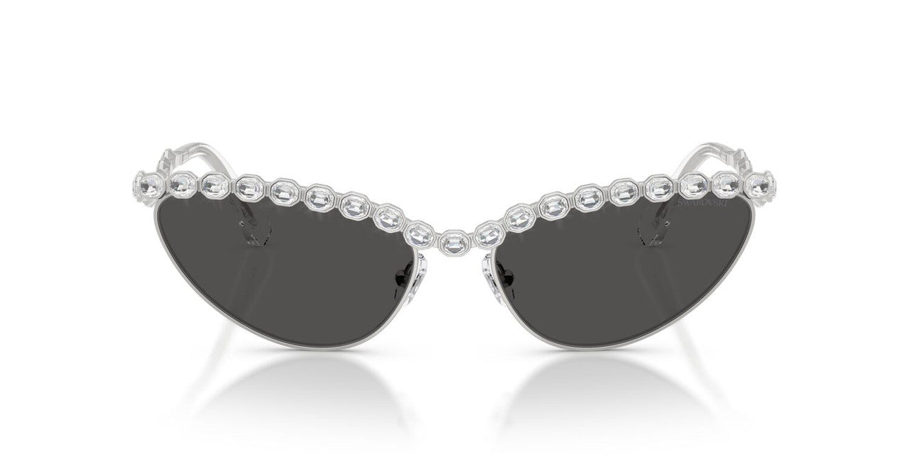 Anteojos De Sol Swarovski 0SK7030 Plateado/Gris