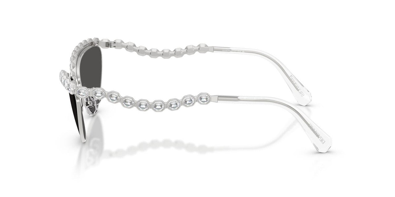 Anteojos De Sol Swarovski 0SK7030 Plateado/Gris