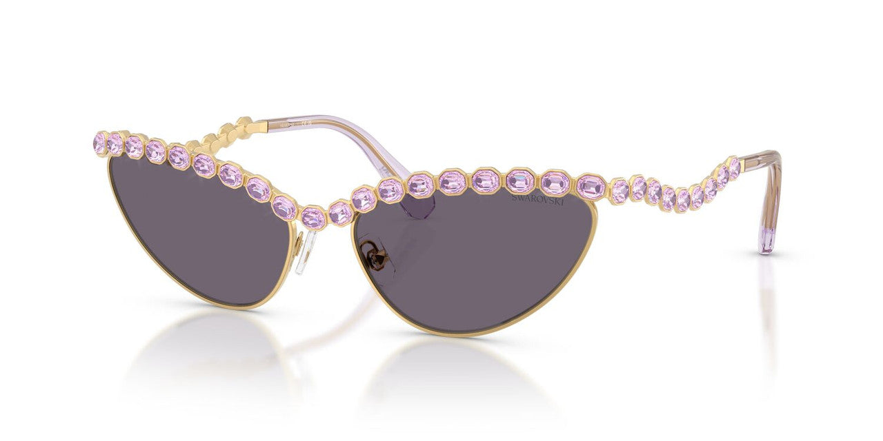 Anteojos De Sol Swarovski SK7030 Violeta/Dorado