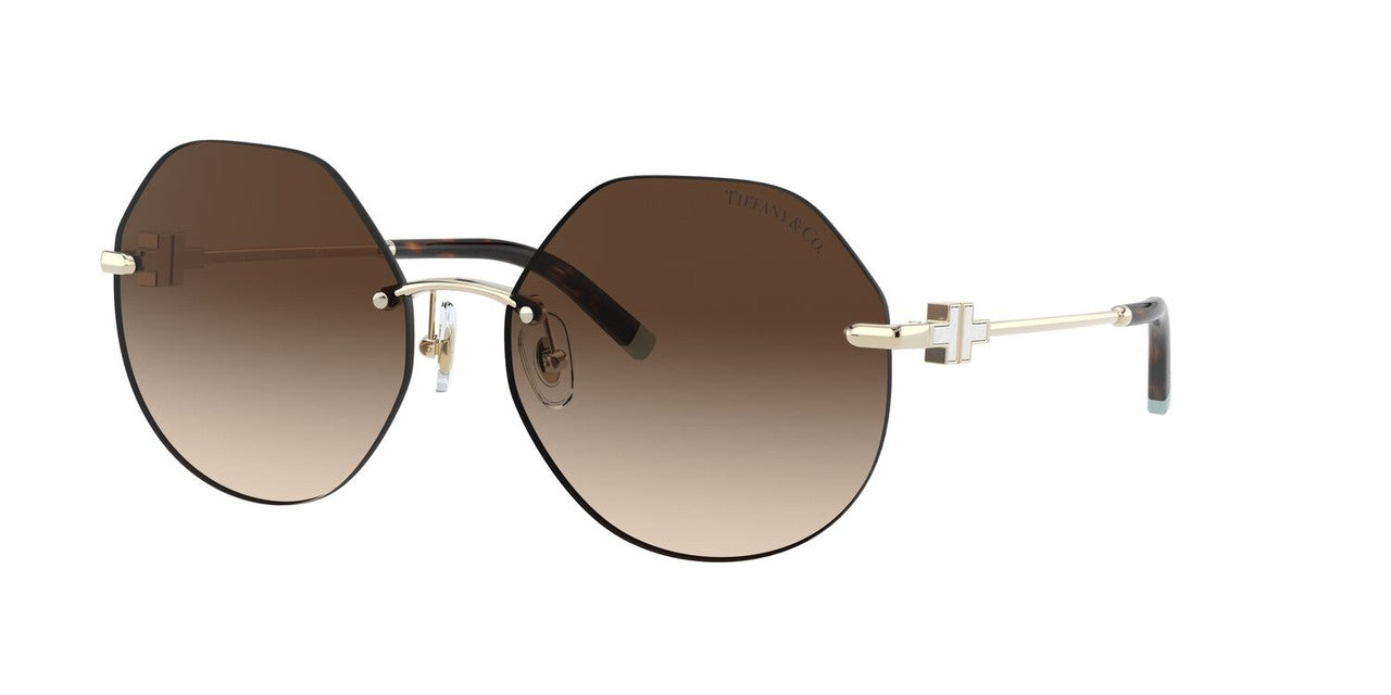 Anteojos De Sol Tiffany 0TF3077 Dorado/Café