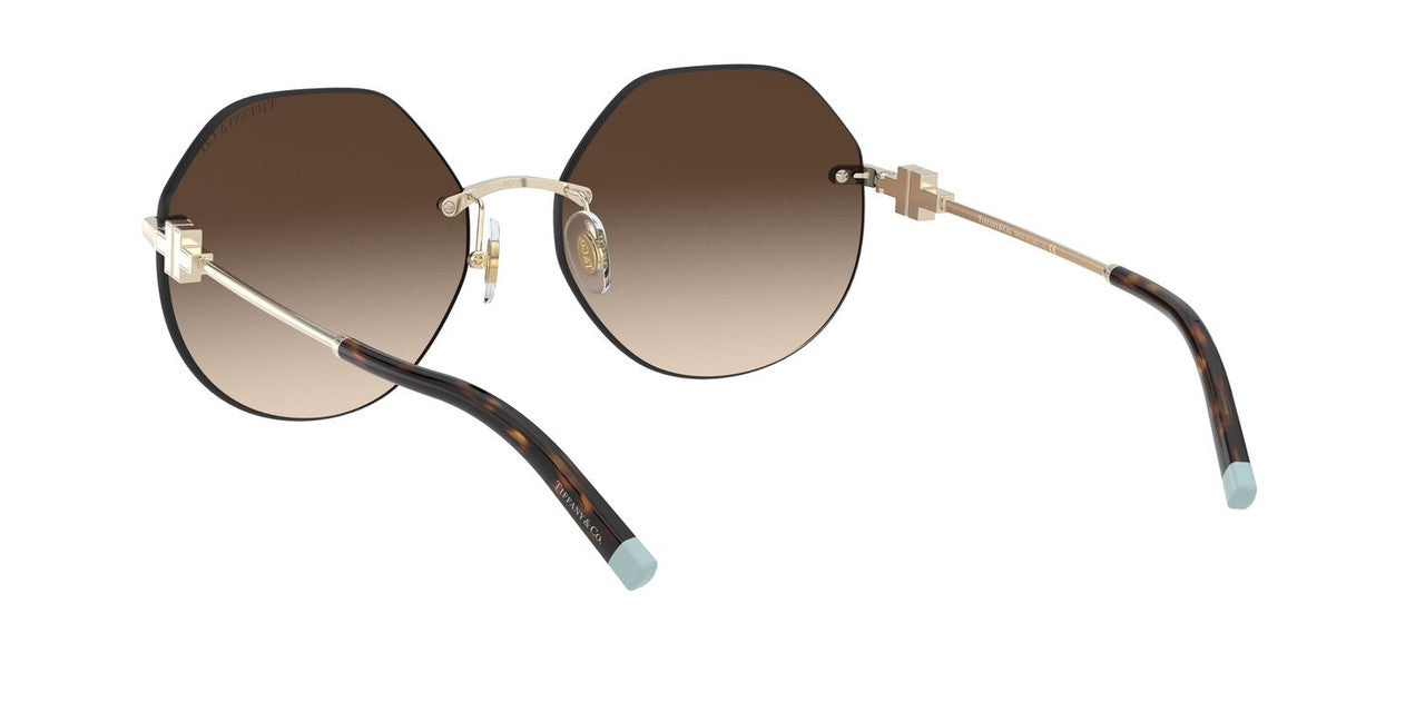 Anteojos De Sol Tiffany 0TF3077 Dorado/Café