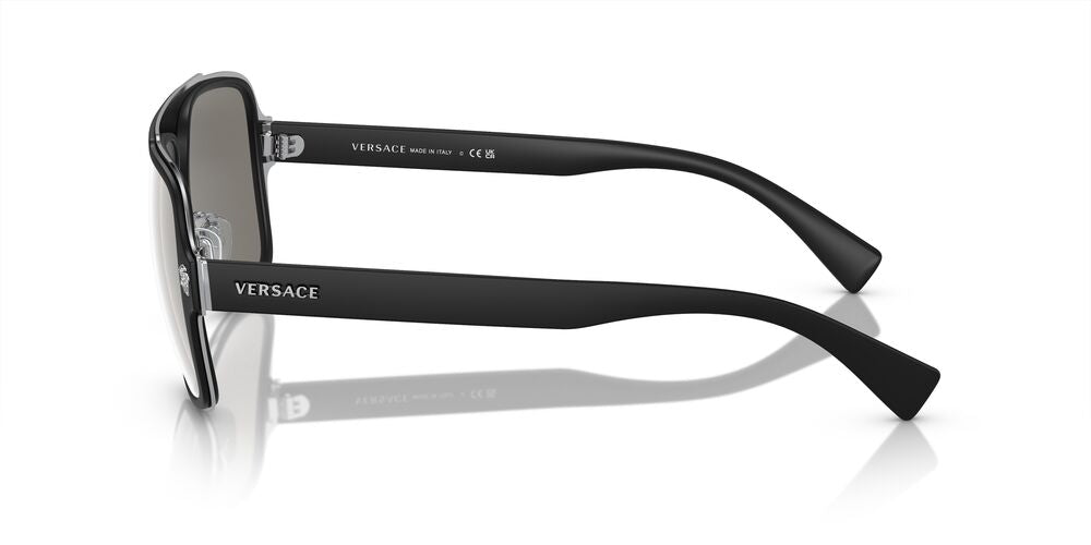 Anteojos De Sol Versace 0VE2199 - Gris/Negro
