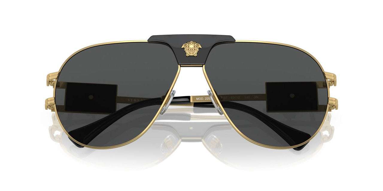 Anteojos De Sol Versace 0VE2252 Gris/Dorado