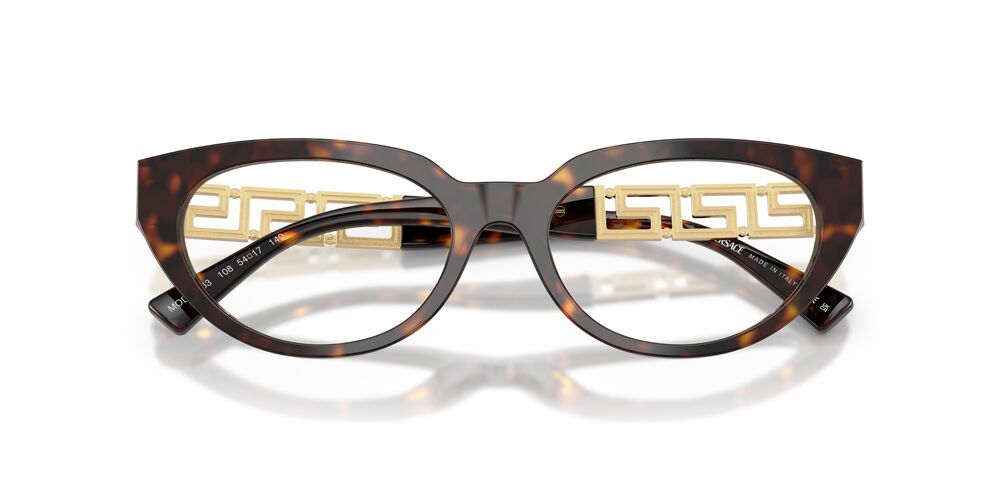 Anteojos Ópticos Versace VE3383 Havana Havana