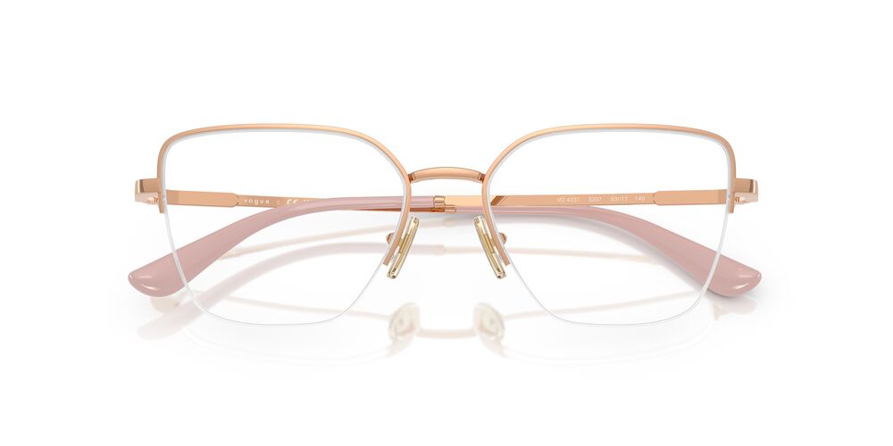 Anteojos Ópticos Vogue VO4331 Rose Gold/Top Rose Rosado