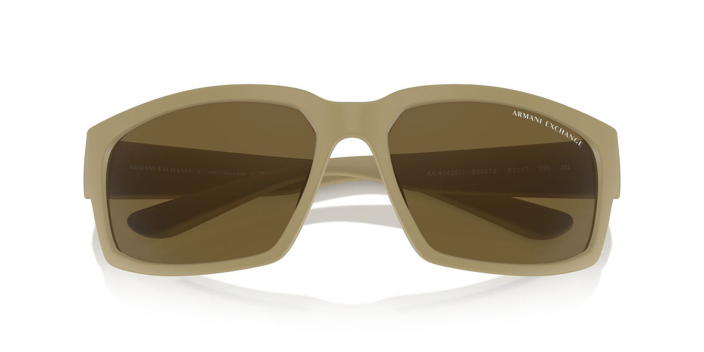 Anteojos De Sol Armani Exchange 0AX4142SU Beige/Café