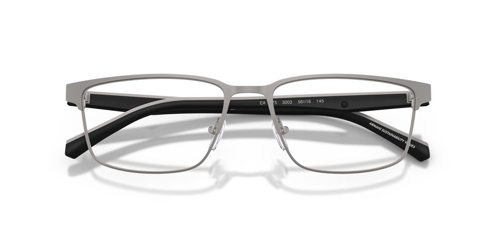 Anteojos Ópticos Emporio Armani 0EA1175 Matte Gunmetal Gris