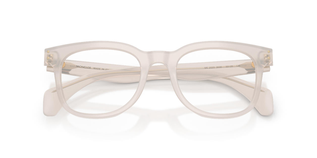 Anteojos Ópticos Moncler 0ME2023 Opal Shiny Milky Snow