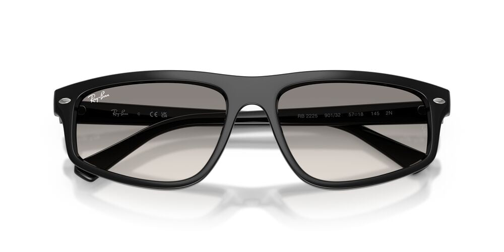 Anteojos De Sol Ray-Ban 0RB2225 Black Clear Gradient Grey