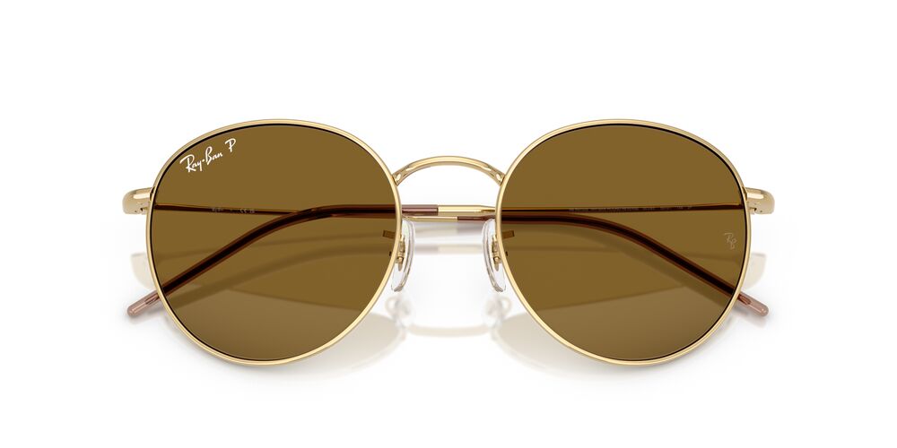 Anteojos De Sol Ray-Ban 0RBR0103S Round Reverse Dorado/Verde