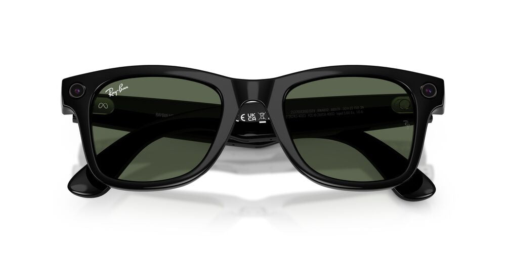 Anteojos De Sol Ray-Ban 0RW4012 Wayfarer Meta Verde/Negro