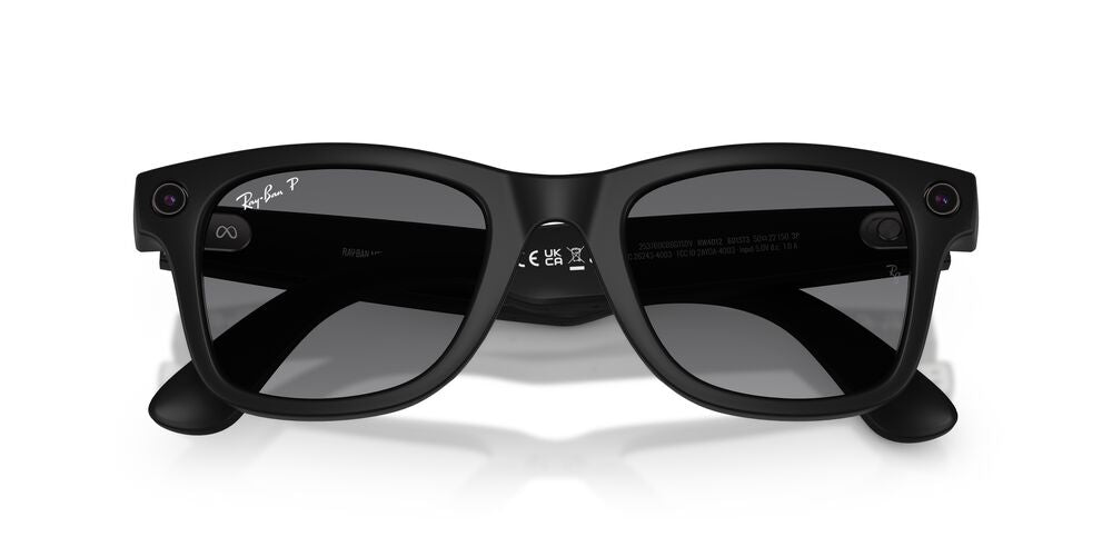 Anteojos De Sol Ray-Ban 0RW4012 Wayfarer Meta Gris/Negro
