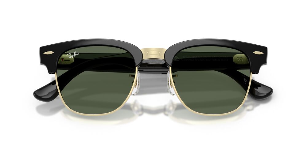 Lentes de Sol Ray-Ban Meta Audio 0RW7004 Clubmaster Negro/Verde