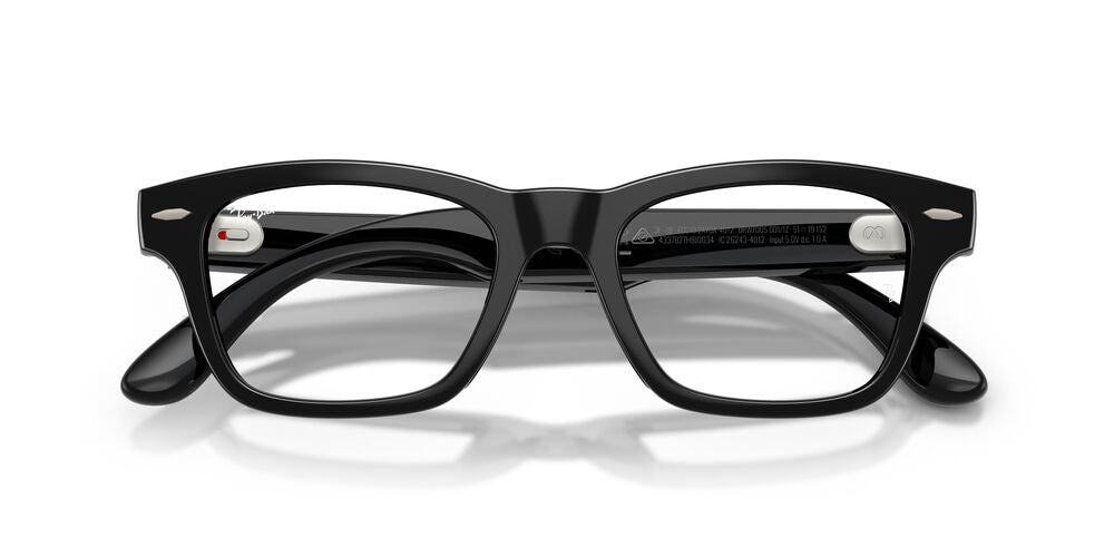 Lentes de Sol Ray-Ban Meta Audio 0RW7005 Burbank Negro/Gris Transitions