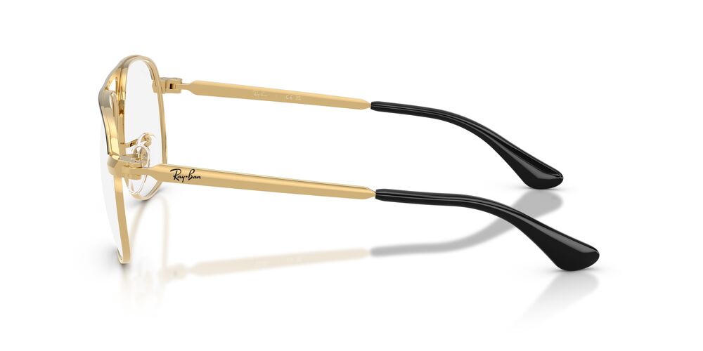 Lentes Ópticos Ray-Ban 0RX3793V Bill Max Negro/Dorado