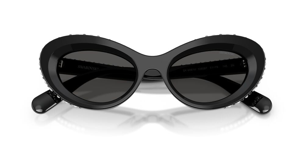 Anteojos De Sol Swarovski 0SK6061U Gris/Negro