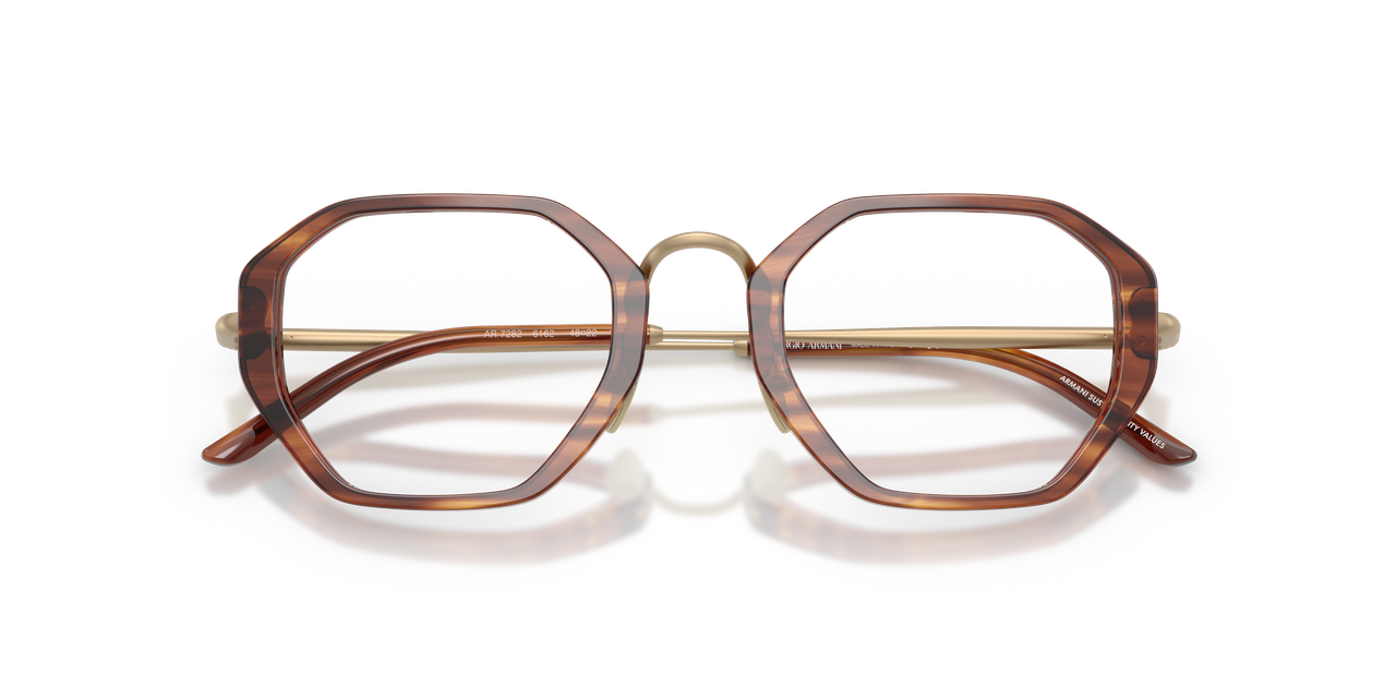 Anteojos Ópticos Giorgio Armani 0AR7282 Striped Brown