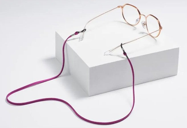 Faux Suede Cord Purple