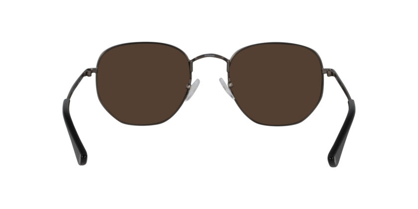 Anteojos De Sol Seen NE5027 Snsu0021 Matt Gun Brown Café/Plateado