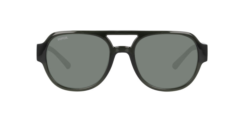 Anteojos De Sol Unofficial UO6206 Transparent Kaki Green Verde/Naranjo