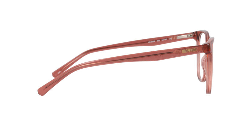 Anteojos Ópticos Unofficial UO3059 Transparent Dusty Pink Rosado