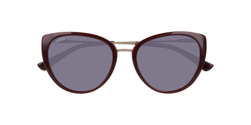 Anteojos De Sol Unofficial UO6212 Burgundy Grey Gris/Rojo