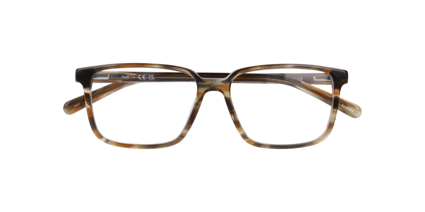 Anteojos Ópticos Dbyd DB2145 Translucent Brown Stripes Café