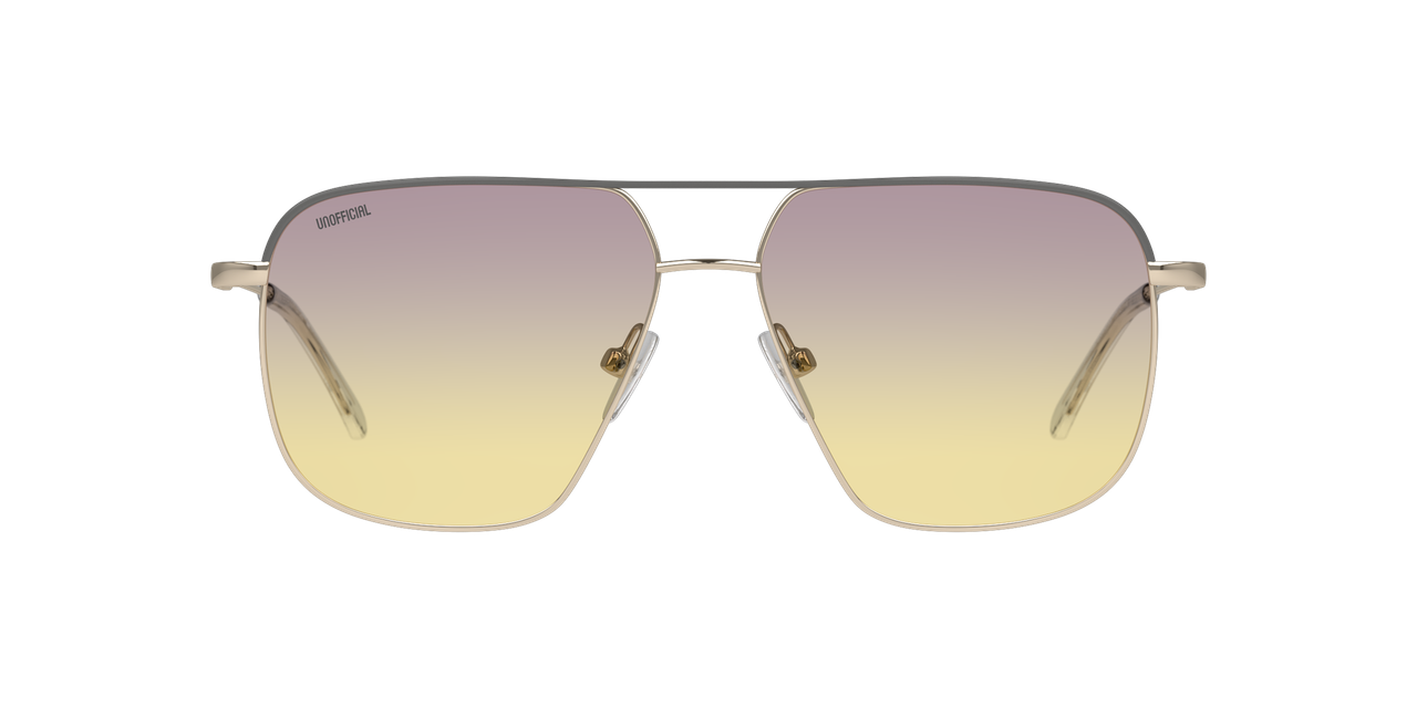 Anteojos De Sol Unofficial Gris/Dorado