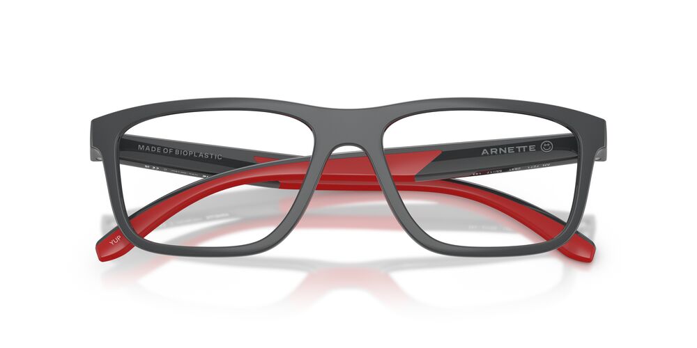 Anteojos Ópticos Arnette AN7271 Yup Dark Grey/Red Rubber Gris