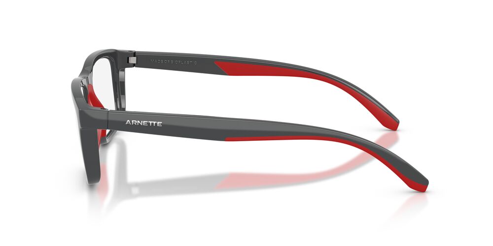 Anteojos Ópticos Arnette AN7271 Yup Dark Grey/Red Rubber Gris