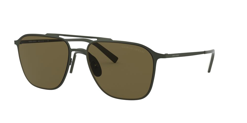 Anteojos De Sol Giorgio Armani 0AR6110 Café/Verde