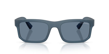 Anteojos De Sol Armani Exchange AX4165S Matte Frosted Blue Dark Blue Polar