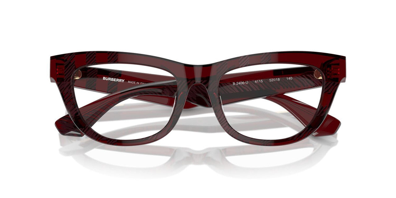 Anteojos Ópticos Burberry 0BE2406U Rojo