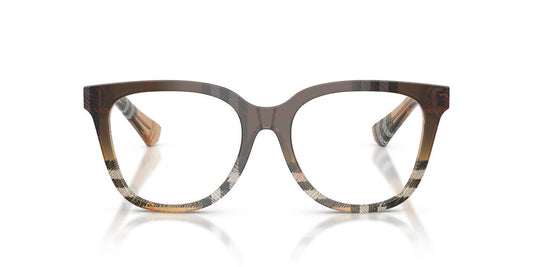 Anteojos Ópticos Burberry BE2439 Check Sand Gradient Café
