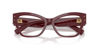 Anteojos Ópticos Dolce & Gabbana 0DG3404 Burdeo