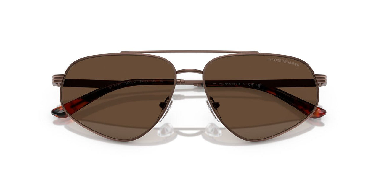 Anteojos De Sol Emporio Armani 0EA2156 Café/Café