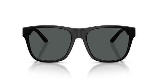 Anteojos De Sol Emporio Armani EA4243 Matte Black Dark Grey Gris/Negro