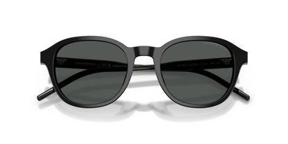 Anteojos De Sol Emporio Armani EA4247U Shiny Black Dark Grey Gris/Negro