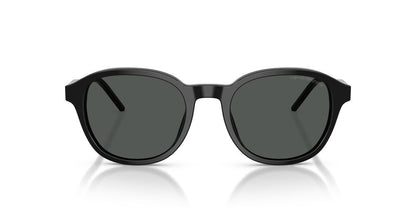 Anteojos De Sol Emporio Armani EA4247U Shiny Black Dark Grey Gris/Negro