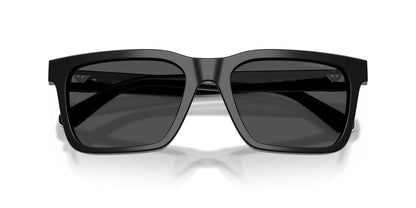Anteojos De Sol Emporio Armani EA4262U Shiny Black Dark Grey Gris/Negro