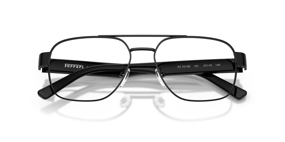 Anteojos Ópticos Ferrari Scuderia FZ7014D Black Shiny Negro
