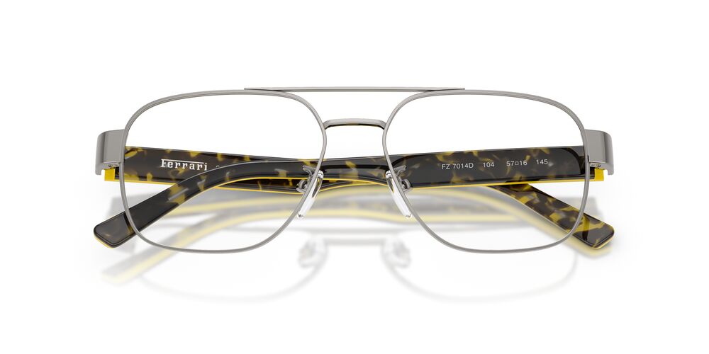 Anteojos Ópticos Ferrari Scuderia FZ7014D Shiny Gunmetal Gris