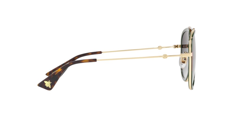 Anteojos De Sol Gucci 0GC000995 Gg0062S Verde/Dorado