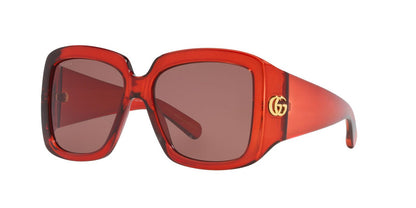 Anteojos De Sol Gucci 0GC002115 Gg1402S Rojo/Café