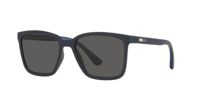 Anteojos De Sol Jean Monnier J84171 Matte Blue Full Dark Grey Gris/Azul