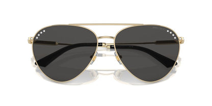 Anteojos De Sol Jimmy Choo 0JC4002B Gris/Dorado