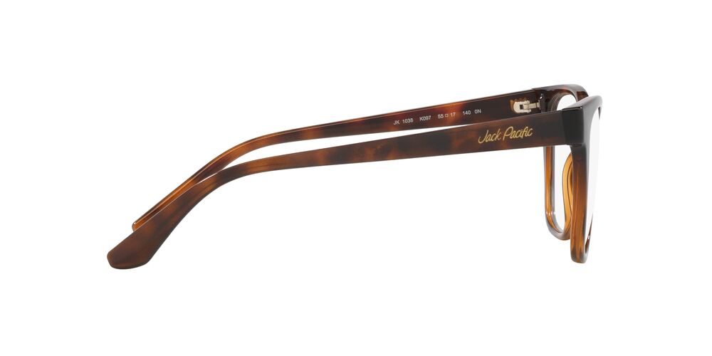 Anteojos De Sol Jack Pacific JK1038 Dark Havana Gradient Brown Café/Havana